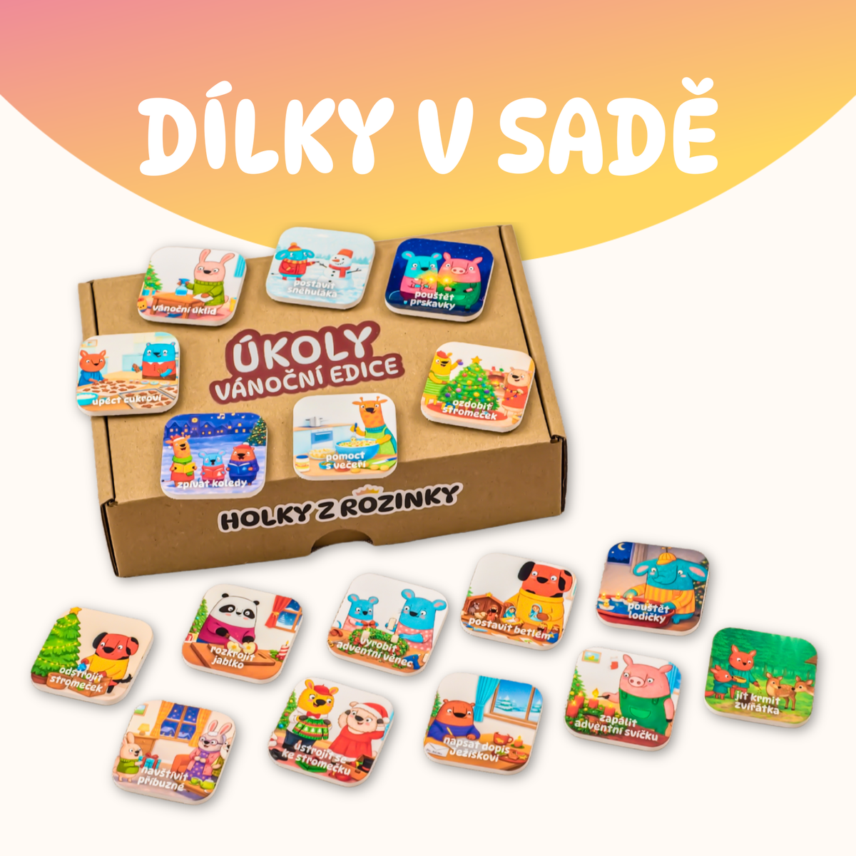 DÍLKY V SADĚ