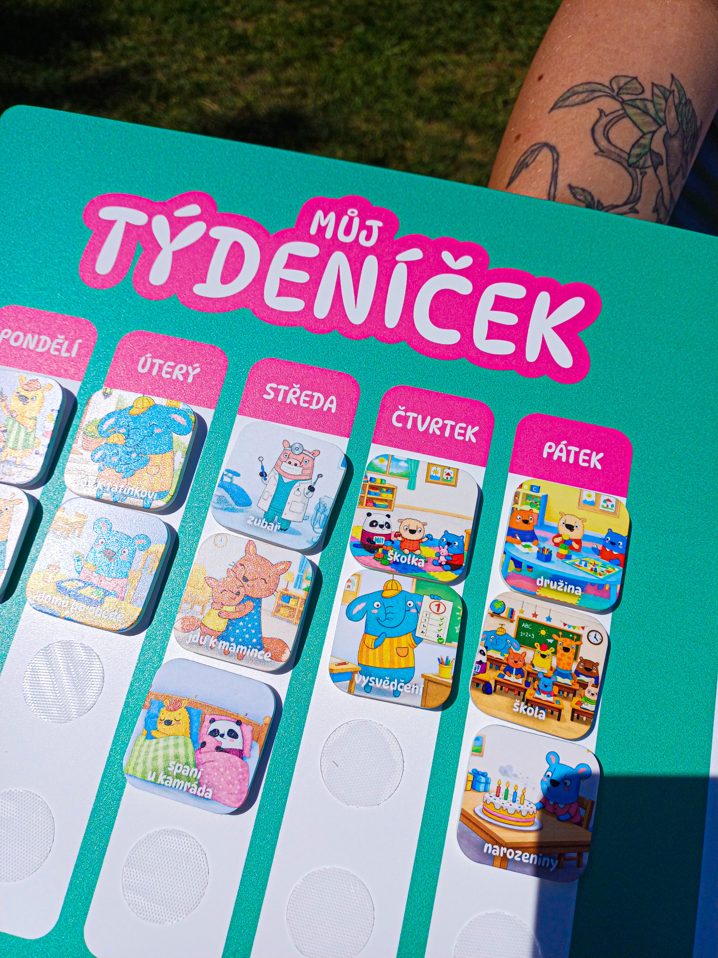 Můj týdeníček - růžový