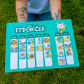 Můj týdeníček - zelený